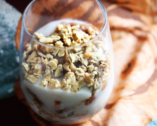 Chunky Applesauce and Vegan Yogurt Parfait 1 by JL Fields on JLgoesVegan.com