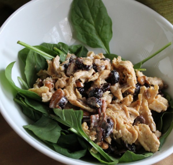 Cranberry Soy Curl Salad