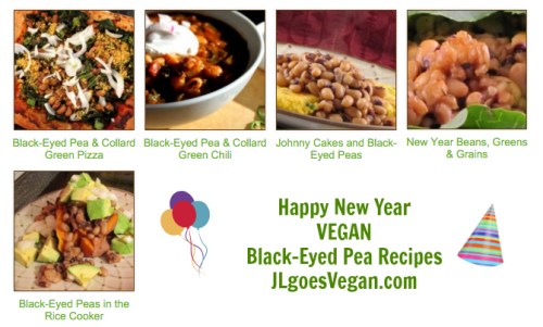 Happy New Year Vegan Black-Eyed Peas | JL Fields | JLgoesVegan.com