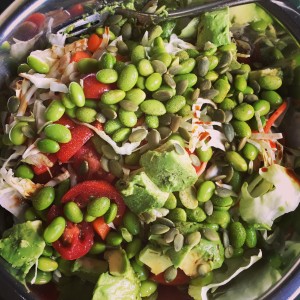 edamame salad jlgoesvegan.com @jlgoesvegan