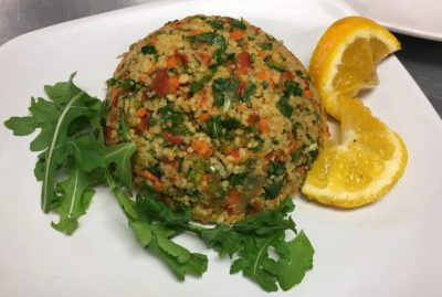 couscous tabbouleh salad @jlgoesvegan