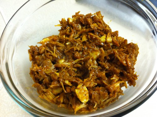 BBQ Pulled Jack Fruit in a bowl