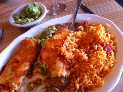 Potato Enchilada and Bean Burrito Casa Fiesta in Burlington, IA