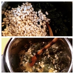 Navy Beans, Rice, and Greens | Vegan Pressure Cooking | JLgoesVegan.com