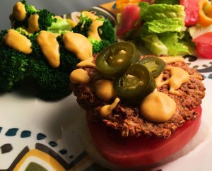 PInquito Bean Burger 1 web | JL Fields | JLgoesVegan.com