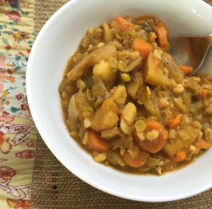 Split Pea and Barley Soup by JL Fields @jlgoesvegan