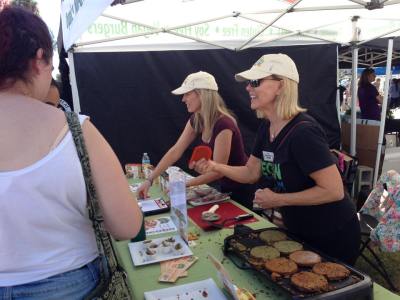 sunshine burger at central florida vegfest 2