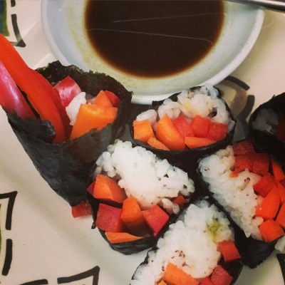 Vegan sushi