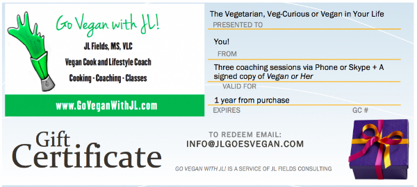 Vegan Lifestyle Coaching with JL Fields