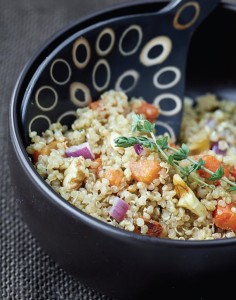 Quinoa Pilaf from Vegan Pressure Cooking by JL Fields @jlgoesvegan PHOTO Kate Lewis @KateLewis13