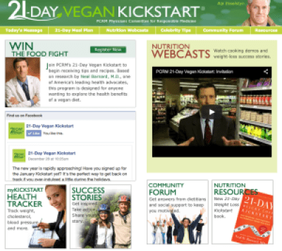 PCRM 21-Day Vegan Kickstart