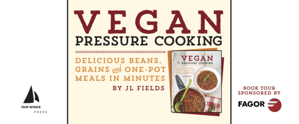 Vegan Pressure Cooking book tour sponsored by Fagor America